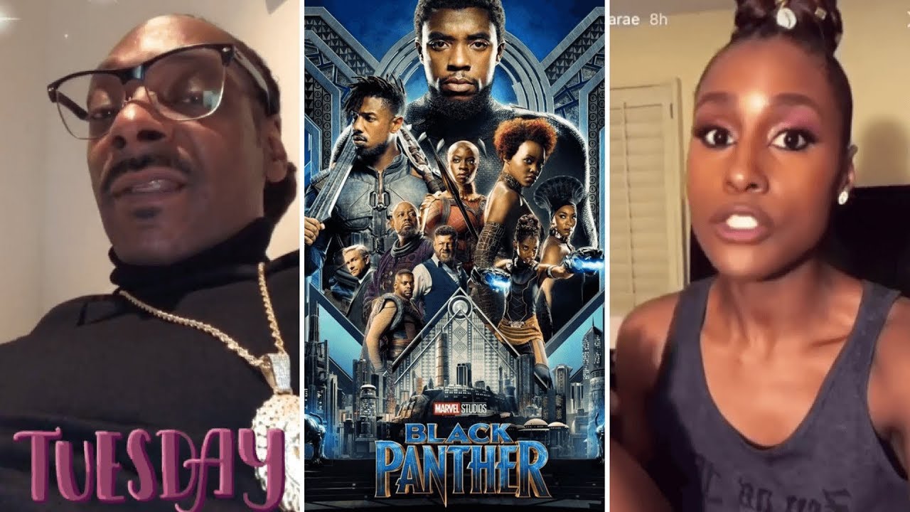 Snoop Dogg & Issa Rae Reactions After Watching The Black Panther World Premiere