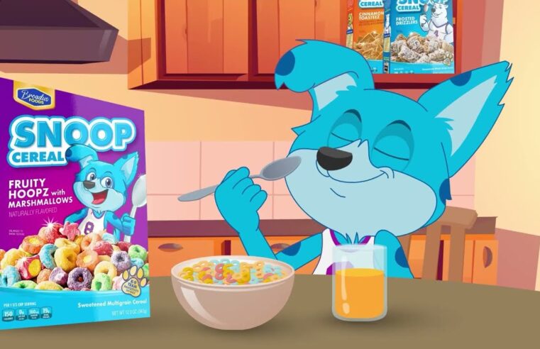 Snoop Cereal Animated Mascot Captain Ace’s new jingle “Yummy for the Tummy”